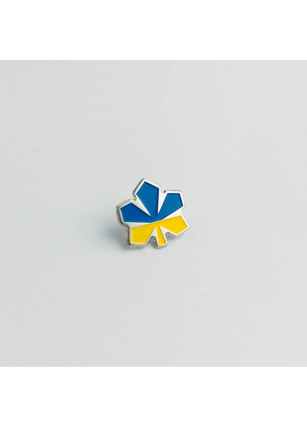 Значок Каштан Жовто-блакитний (6271) Dobroznak (365246319)