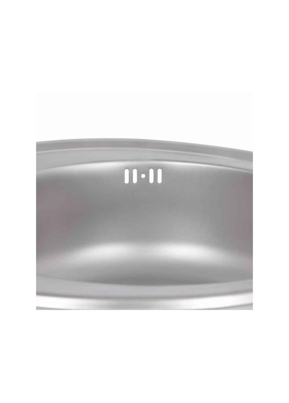 Мойка врезная 1 490-A, Satin 0,6мм BRIN490SAT06 Brinex (369145088)