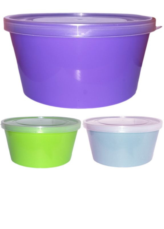 Миска з кришкою 1,0л харч No Brand (368830223)