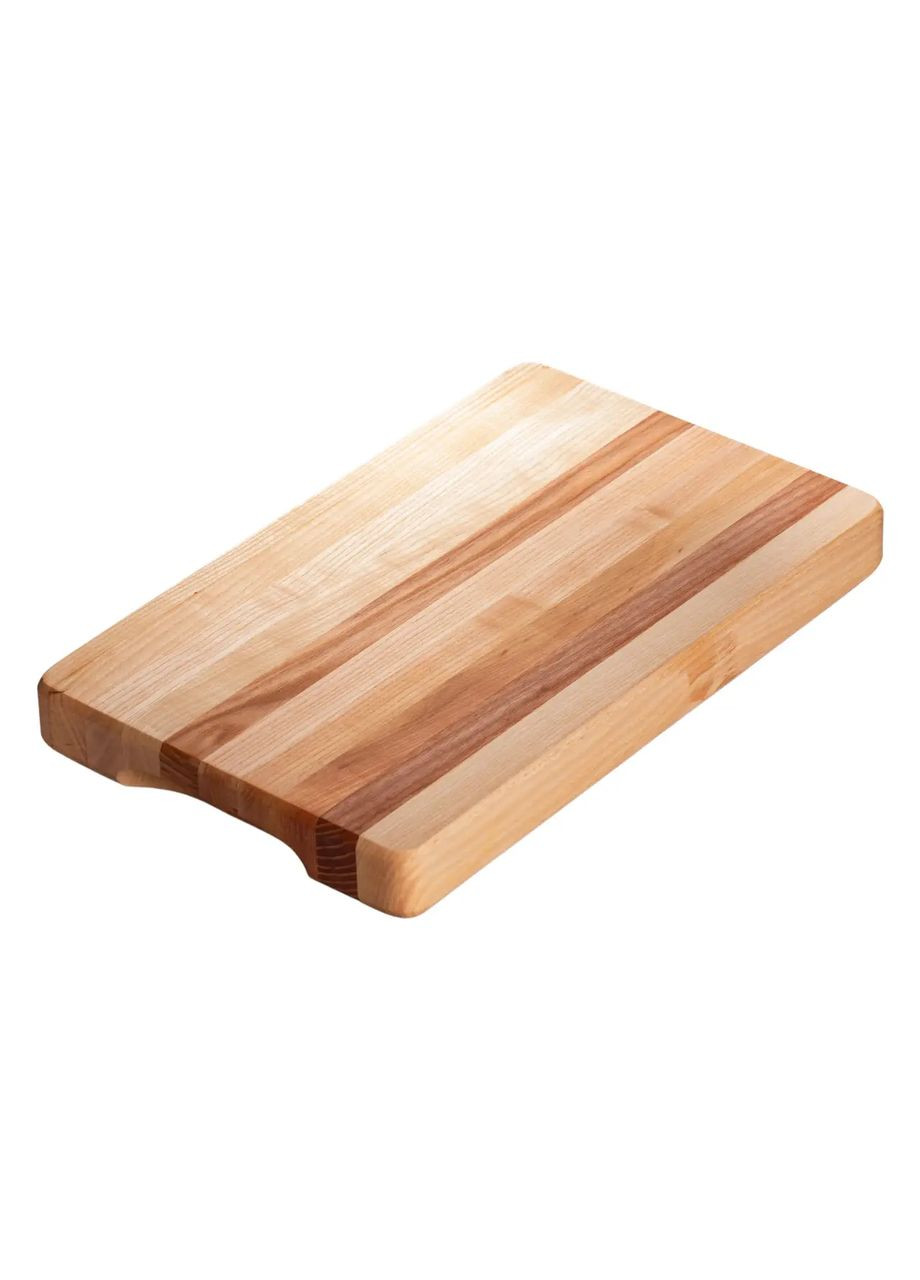 Кухонная разделочная деревянная доска 20*30 см прямоугольная доска для нарезки из ясеня C32W200300Y (A-047431) LUGI (370381895)