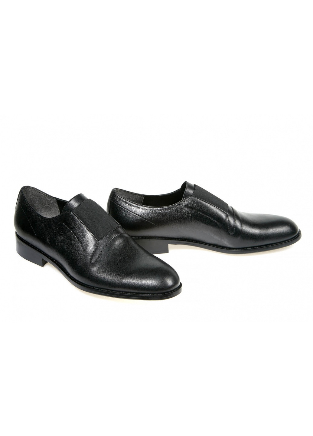 Черные туфлі 0039 Леомода