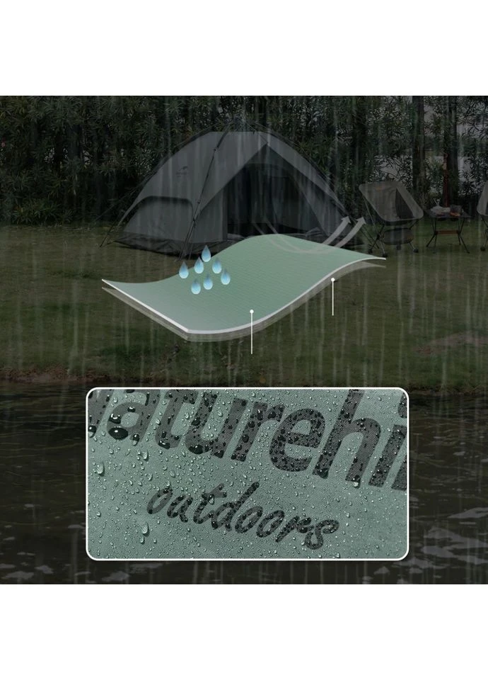 Палатка трехместная автоматическая Naturehike NH21ZP008 210x180x130 см Оксфорд оливково-зеленый No Brand (400657558)