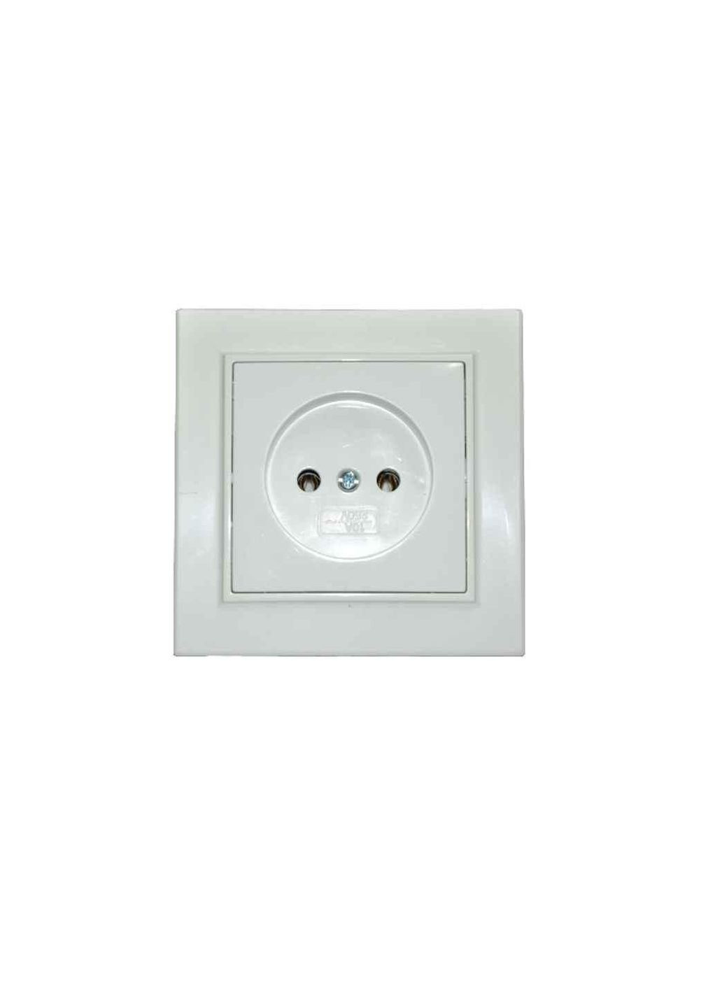 Розетка 1 гнездо Белый скрытая Milana ТМ GiSelt (340285511)