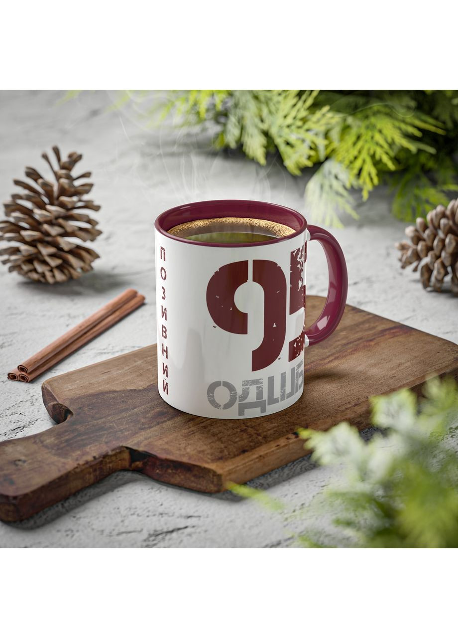 Кружка з шевроном "95-та окрема десантно-штурмова Поліська бригада" No Brand (368671381)