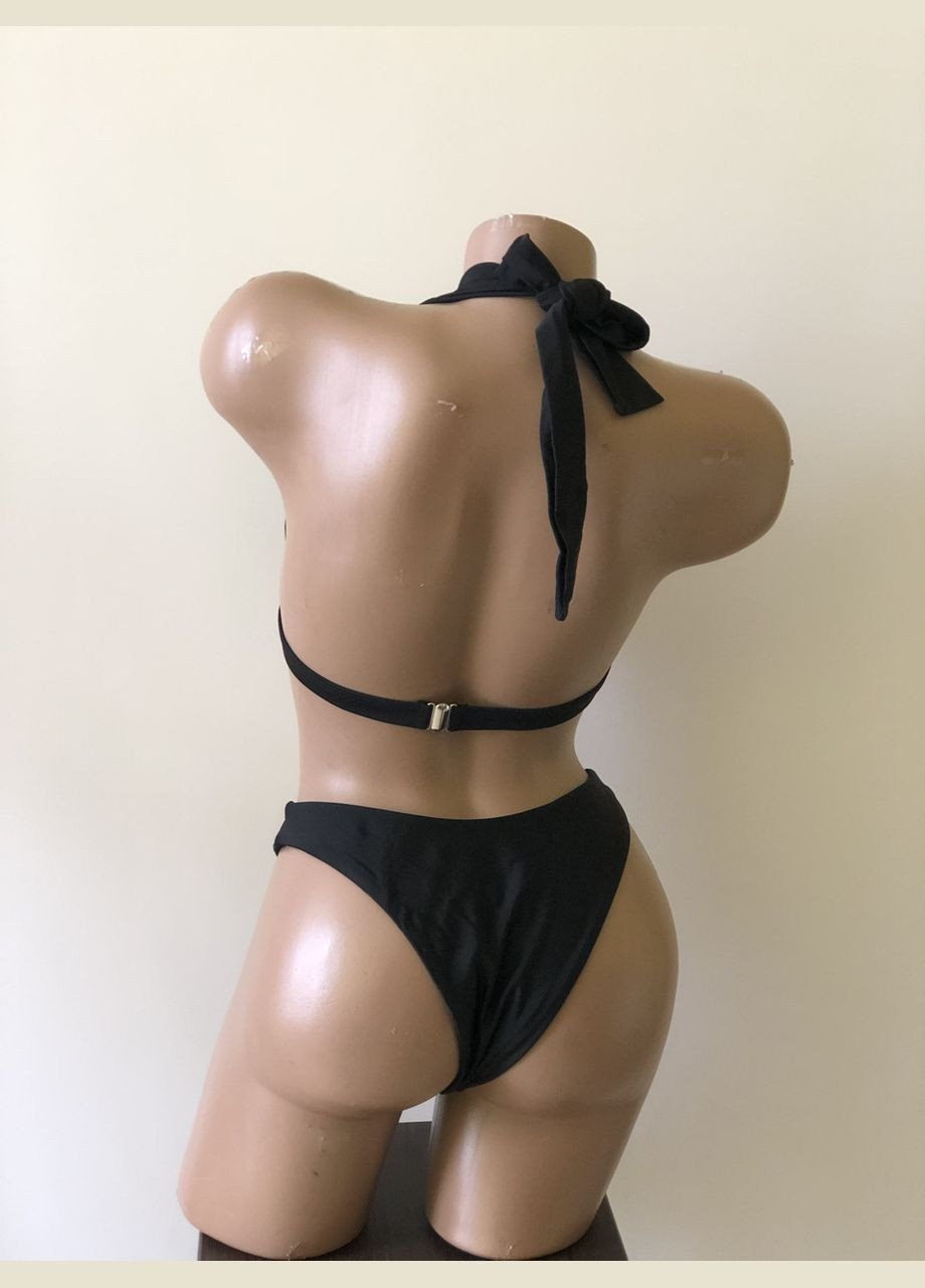 Черный демисезонный женский раздельный купальник (арт.6055) No Brand