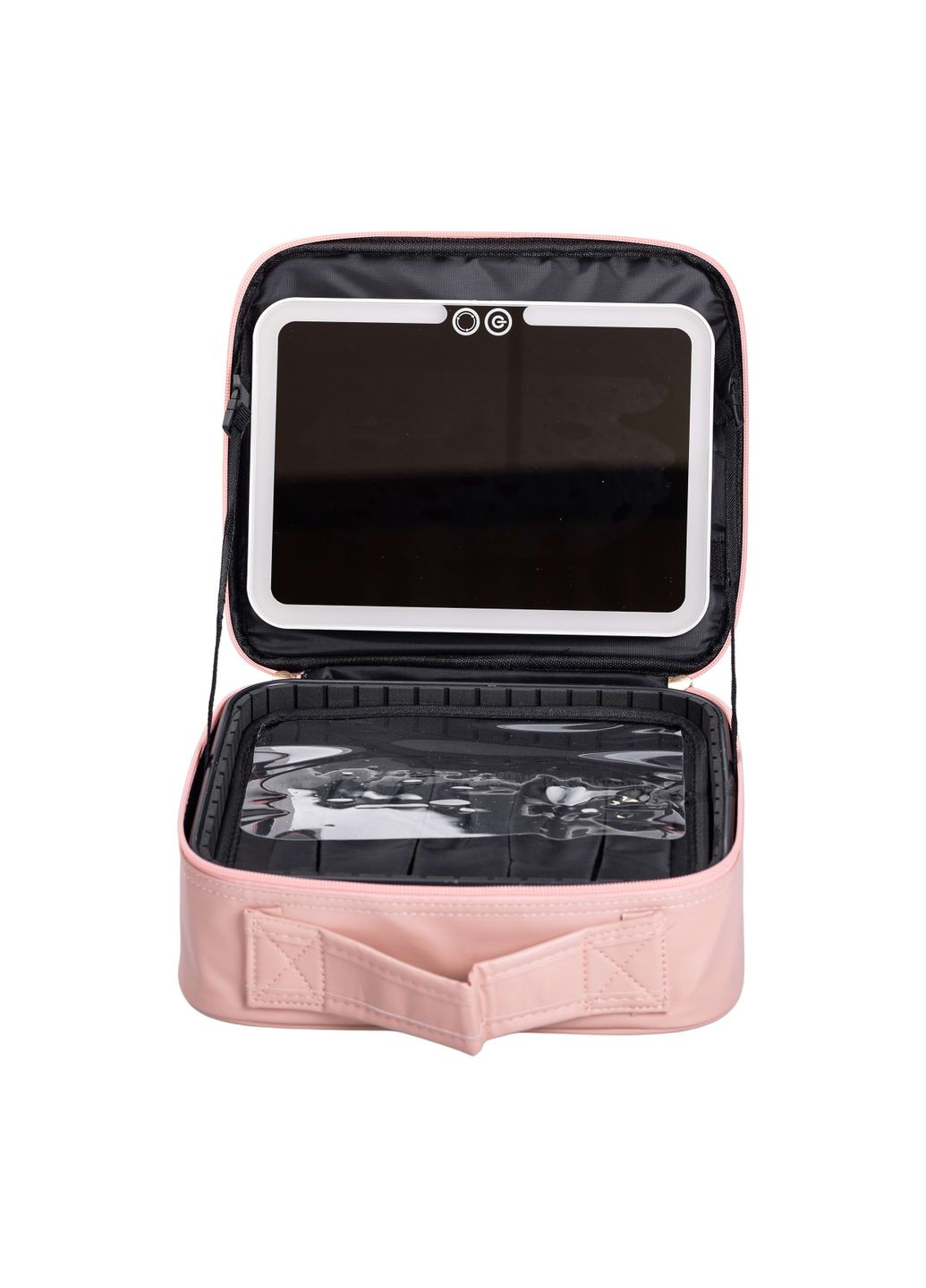 Косметичка-органайзер с LED-зеркалом 26х22х9 см, Yiwu (328602889)