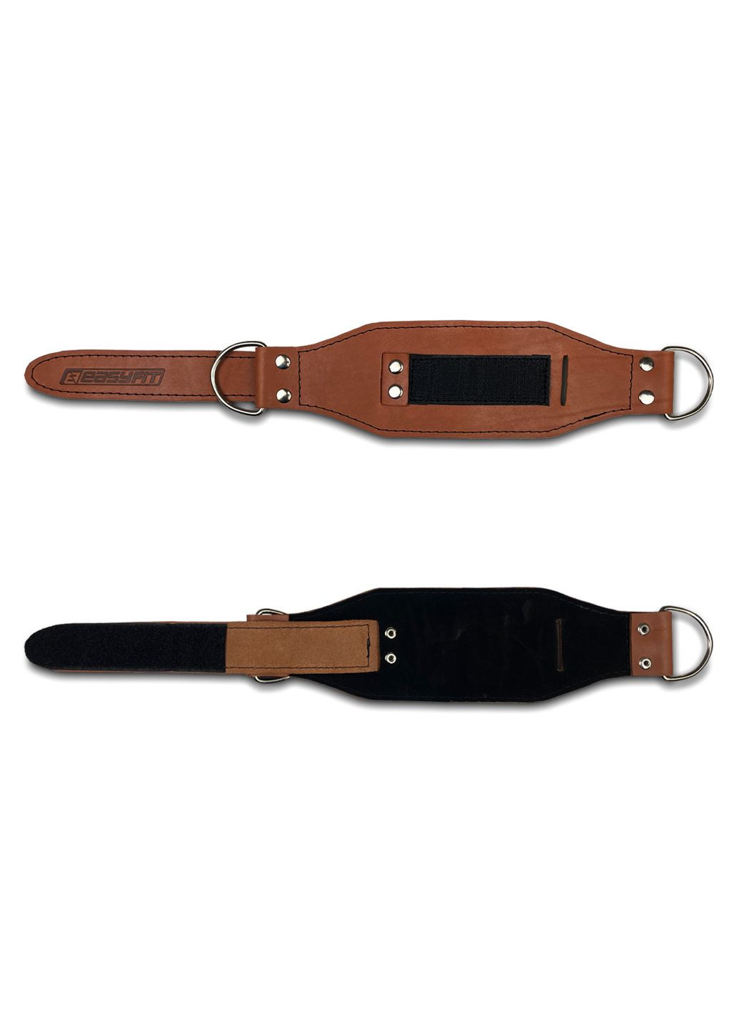 Манжета F9 коричневая для тяги на тренажере (кожа). EasyFit (362497645)