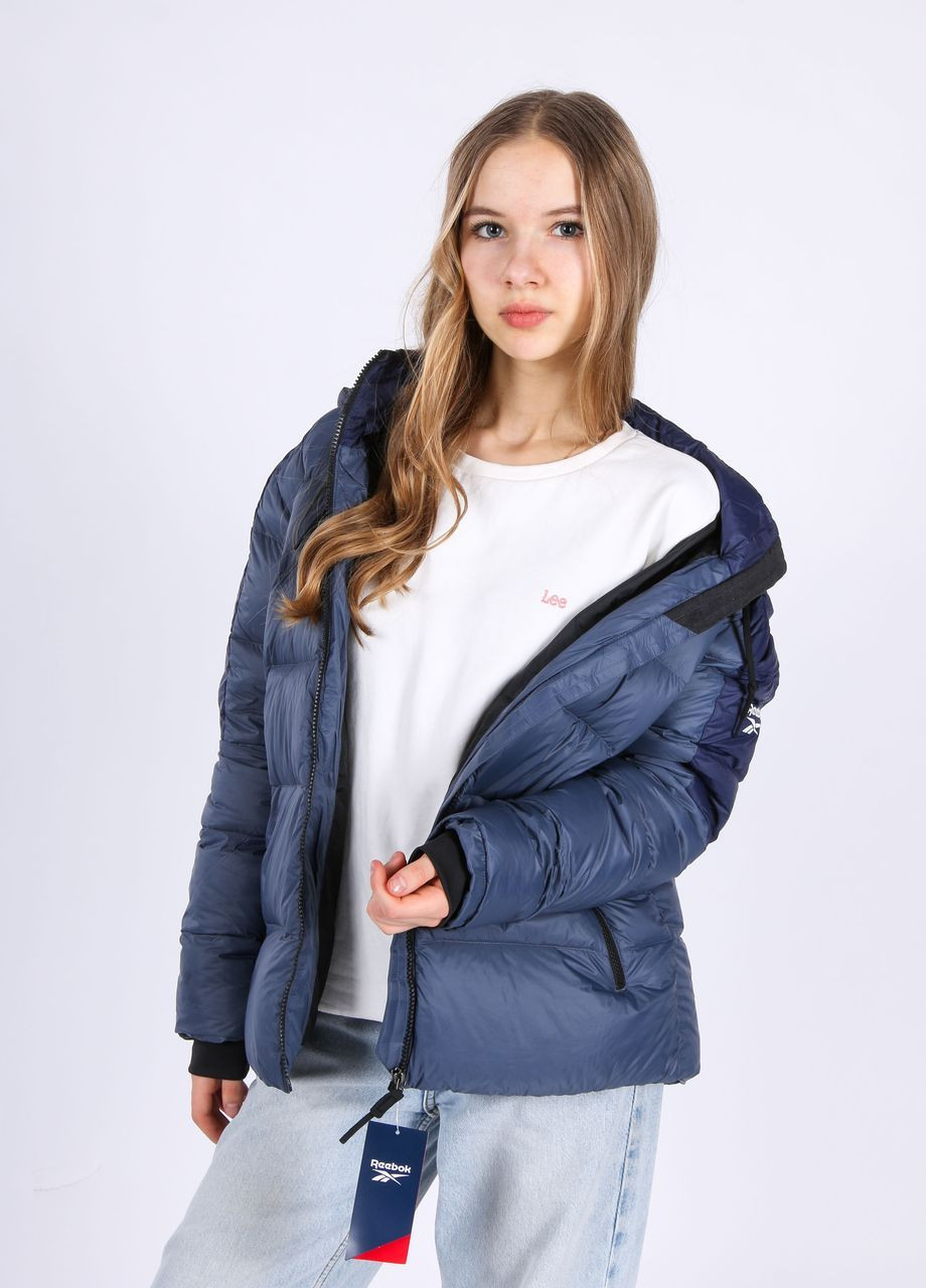 Синій демісезонний Пуховик Reebok