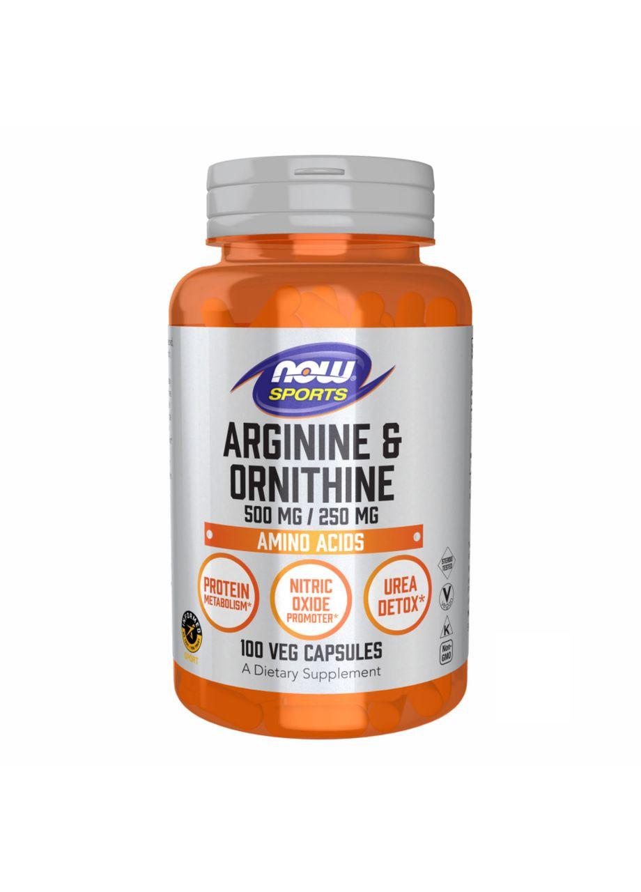 Arginine/Ornithine - 100 vcaps Now Foods (369396929)