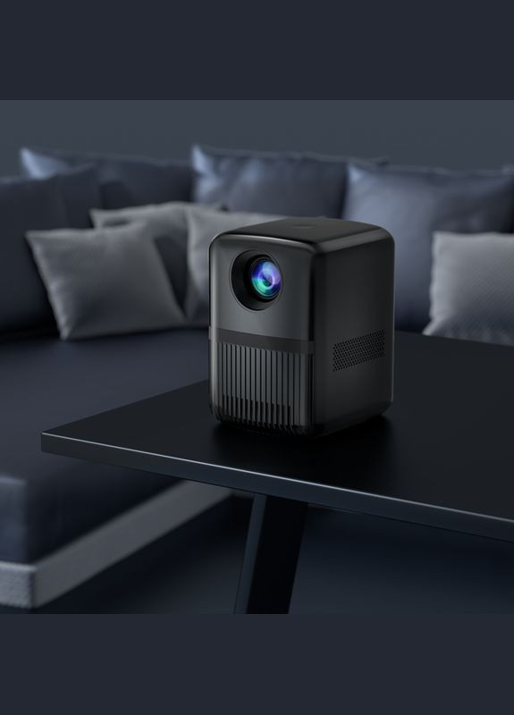Мультимедійний проектор A6 / 1080P HD / 4K / WIFI / Bluetooth / HDR / USB / HDMI / Android 4+64 ГБ Black No Brand (322566879)