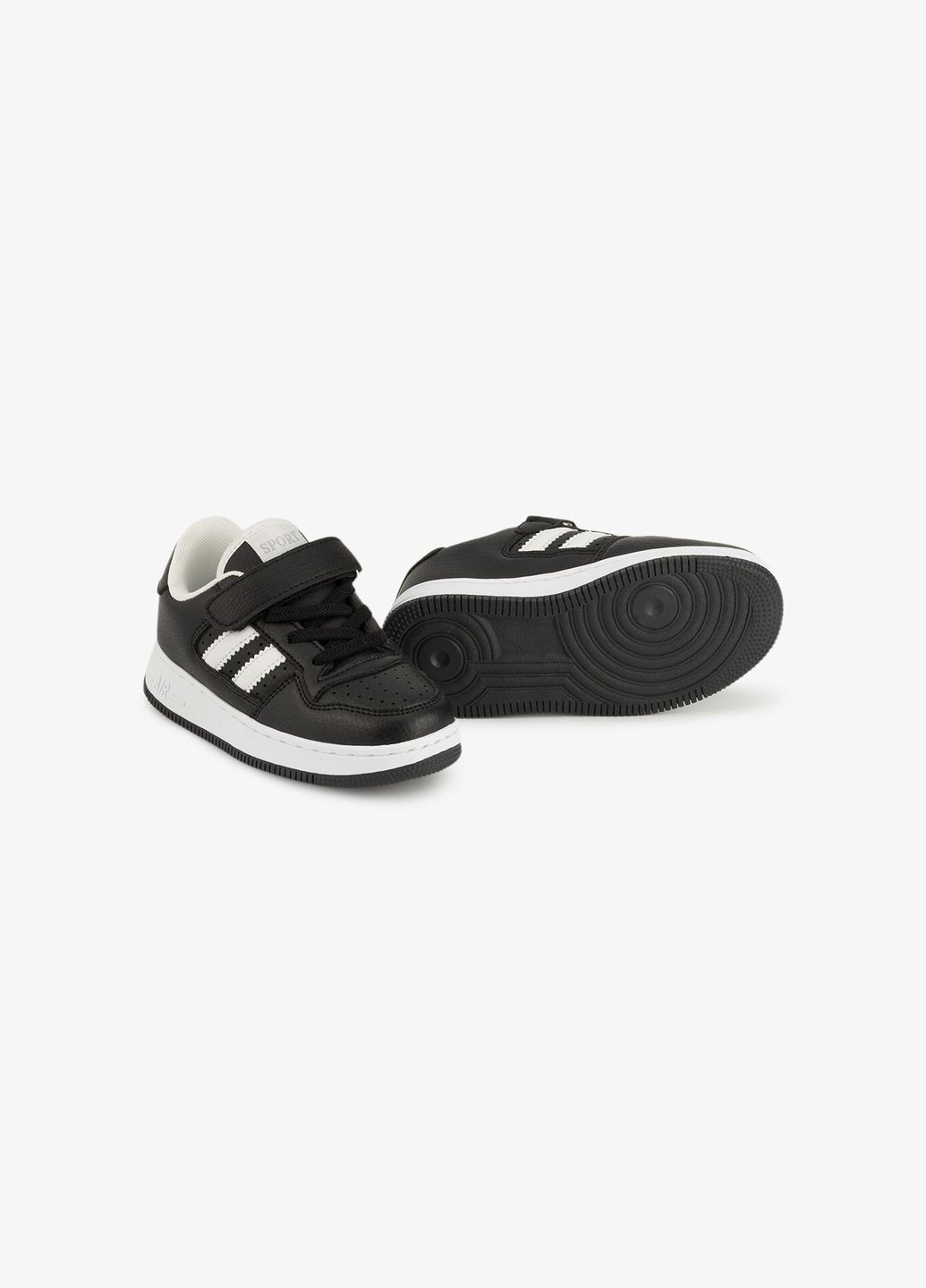 Черные демисезонные кеды для девочки hh22-2f черный shop (2000999212703) Stepln