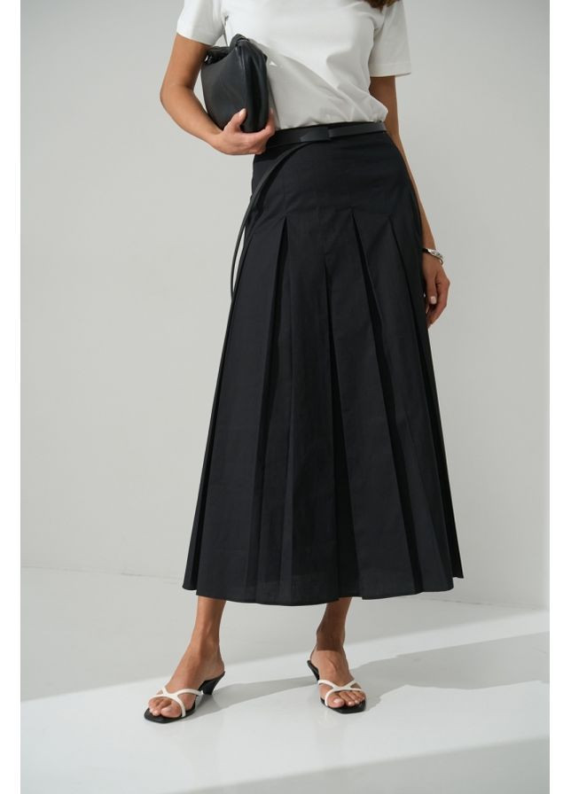 Черная юбка 3074 черный Triko Bakh