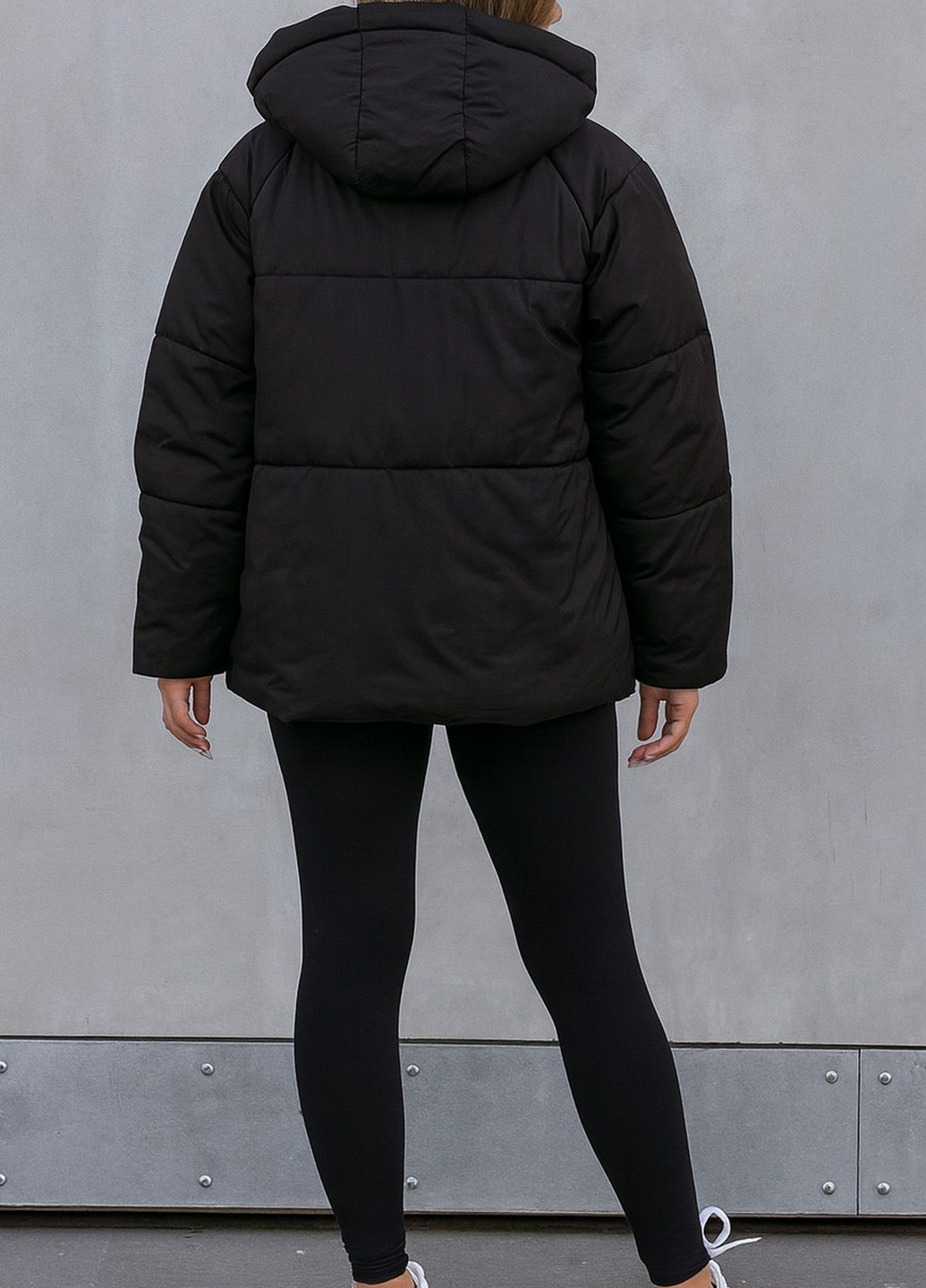 Чорна демісезонна куртка к-039 чорна SoulKiss k-039