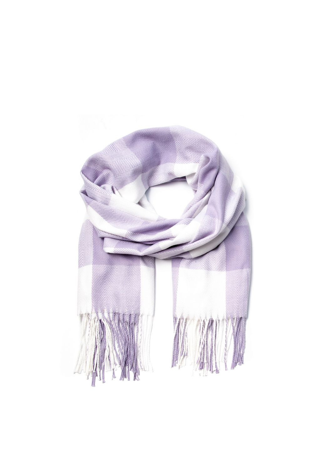 Палантин жіночий клітинка кашемір HUGHS LuckyLOOK 239-586 (322789957)