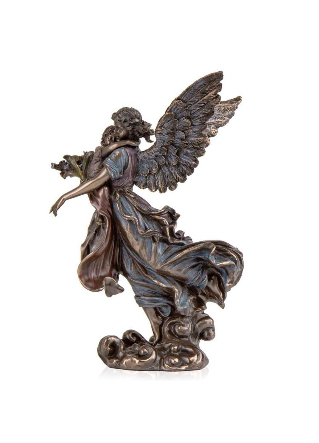 Настольная фигурка Ангел с ребенком с бронзовым покрытием 18х17х15 см Veronese (278082353)