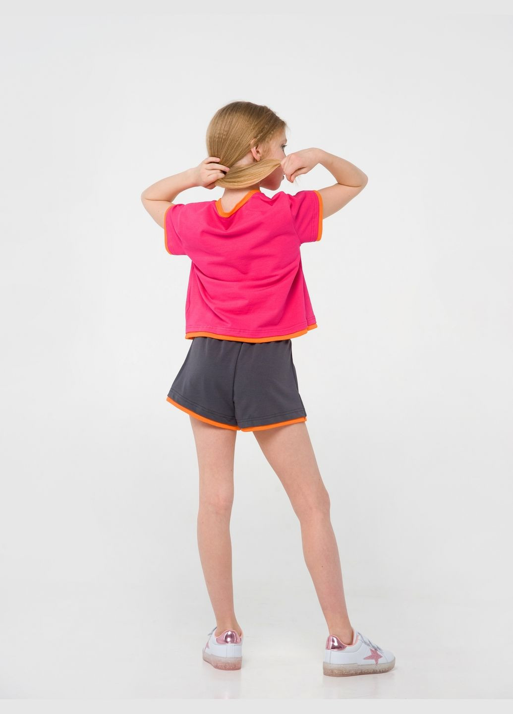 Шорты, Розовый цитрус, стр. кулир, (112353) () 8л/128/34, Графит Smil (306430041)