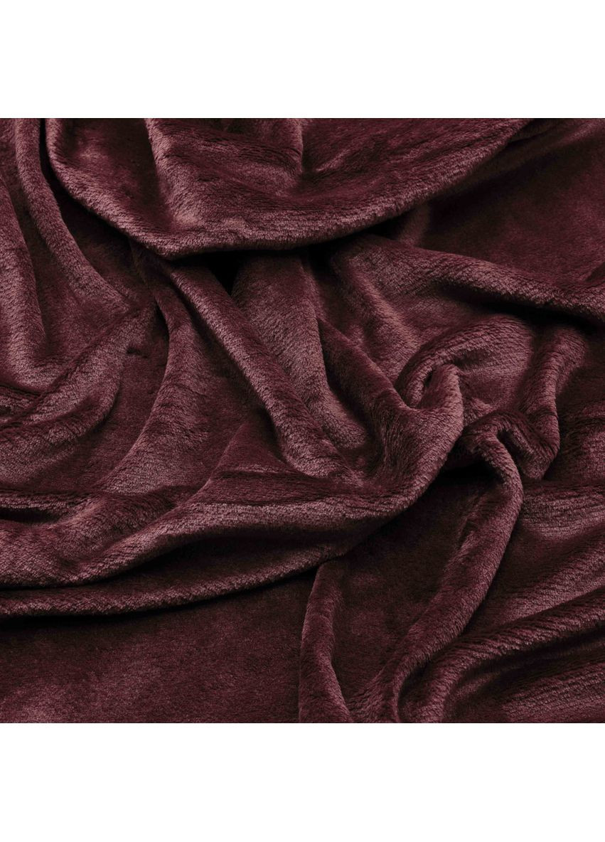 Плед Flannel ART0221SB 160х200 см бургунді Ardesto (368764661)
