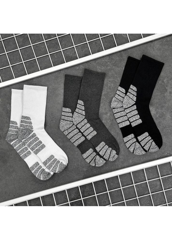 Серые носки blank серый Pobedov (316301572)