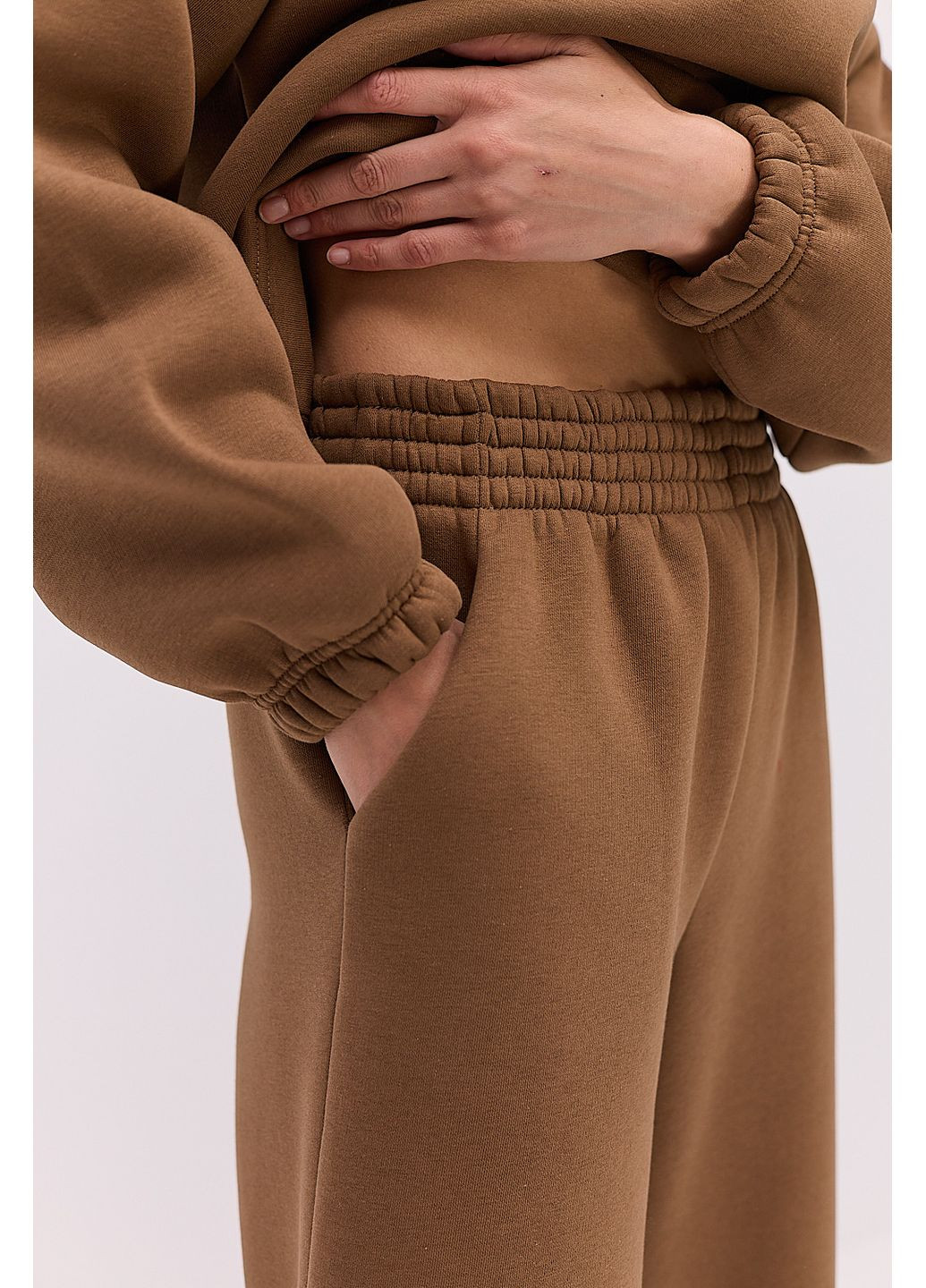 Женский спортивный костюм из серого серого трикотажа Arjen (361056652)