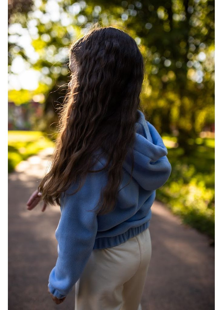 Толстовка для дівчаток однотонна на блискавці з капюшоном HC (h001-6071-027-5) Носи своє (363020438)