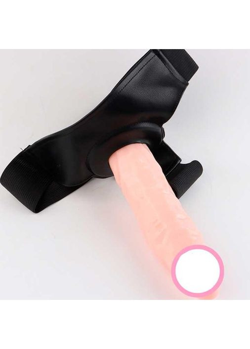 Реалістичний порожнистий страпон тілесного кольору. Порожнистий страпон з колекції Fetish підійде чоловікам і жінкам. China (360604442)