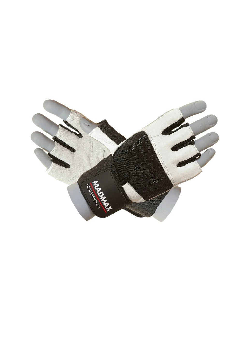 Перчатки для фитнеса MFG-269 Professional White (A-012798) Mad Max (329899452)