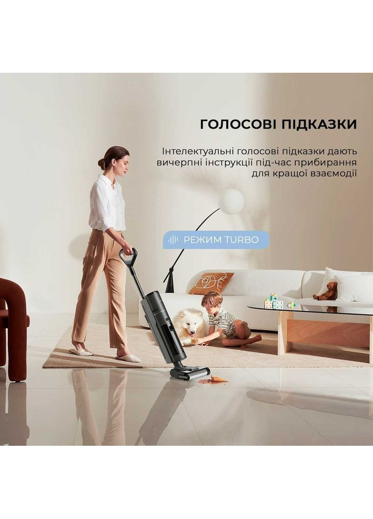 Аккумуляторный моющий пылесос Wet&Dry Vacuum Cleaner H12S (HHR30B) Dreame (351559586)