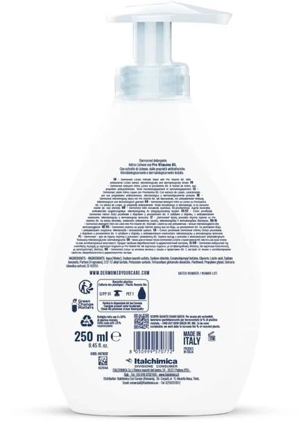 Гель для интимной гигиены Lichene Антибактериальный 250 ml Dermomed (338437968)