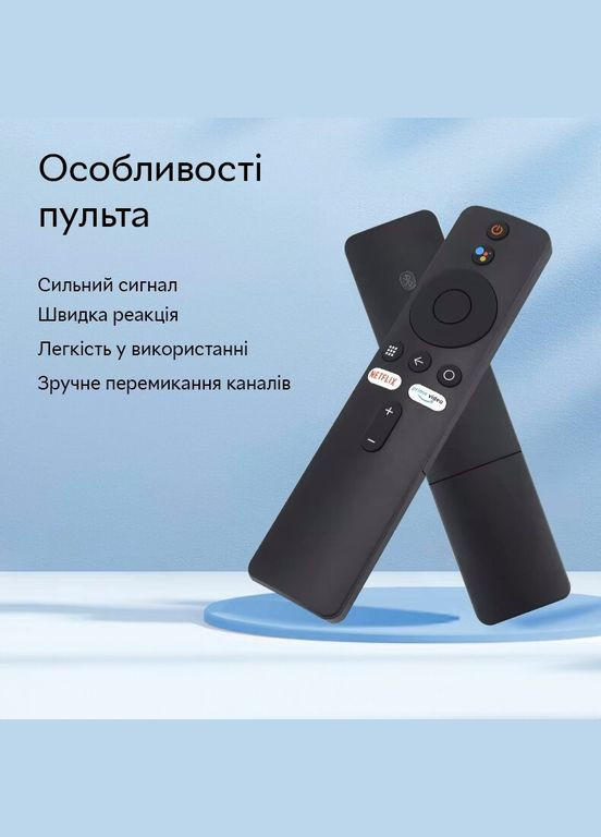 Універсальний пульт для приставки Xiaomi Mi Box / Mi TV Stick (XMRM-00A) з голосовим керуванням Bluetooth Voice Remote Semi (334891533)
