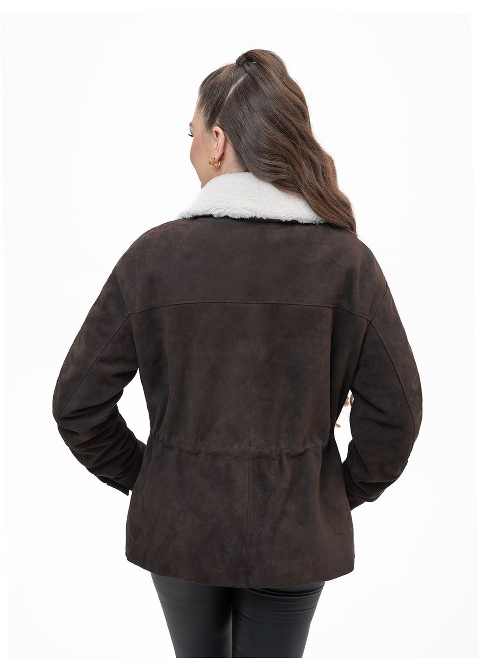 Темно-коричневий демісезонний Пуховик Fabio Monti