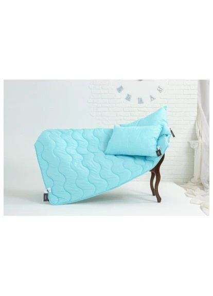Ковдра Набір BamBoo №1685 Eco Light Blue Ковдра 200х220 + подушки 2 (2200002655804) Mirson Набор BamBoo №1685 Eco Light Blue Одеяло 200х220+ (379099446)