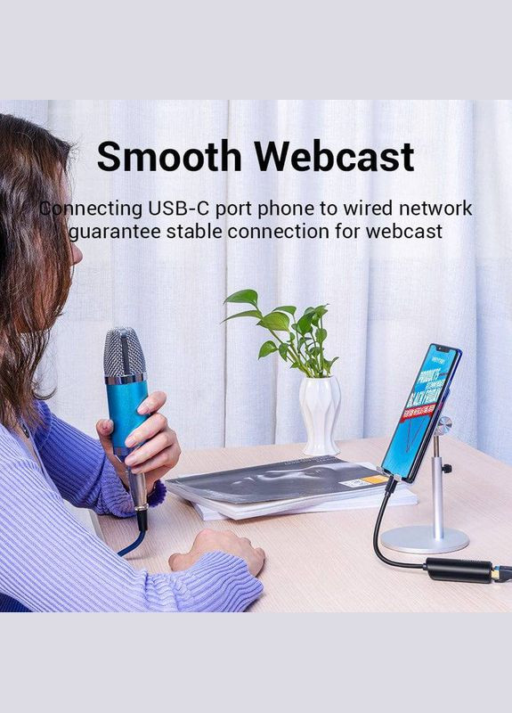 Переходник USB3.1 TypeC --> Ethernet RJ45 1000 Mb Gigabit Vention (314776617)