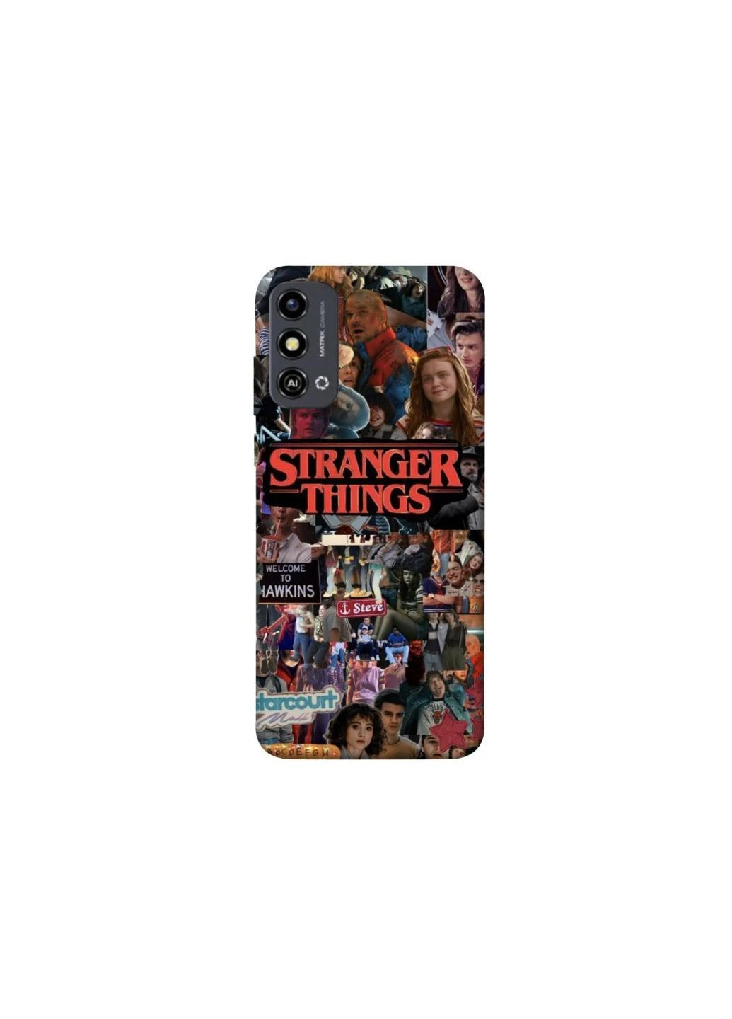 Чехол на ZTE Blade A53 Stranger Things ver.28 Frontalka (376232531)