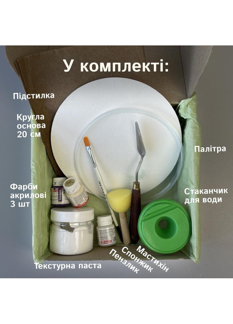 Набор для творчества Текстурная планета для детей и взрослых No Brand (366072760)