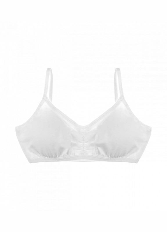 Білий підлітковий бюстгальтер топ Donella бавовна
