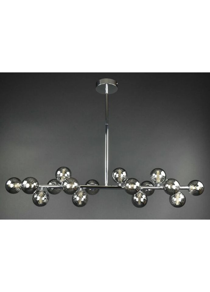 Стельова люстра на 16 лампочок 27507 Хром 35-65х19х98 см. Sunnysky (324395887)