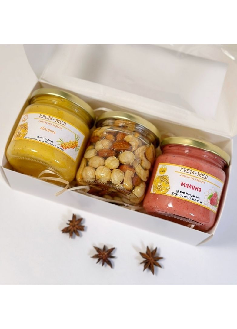 Подарунковий набір "Медова симфонія" 3*200мл, yourbee_honey (361966352)