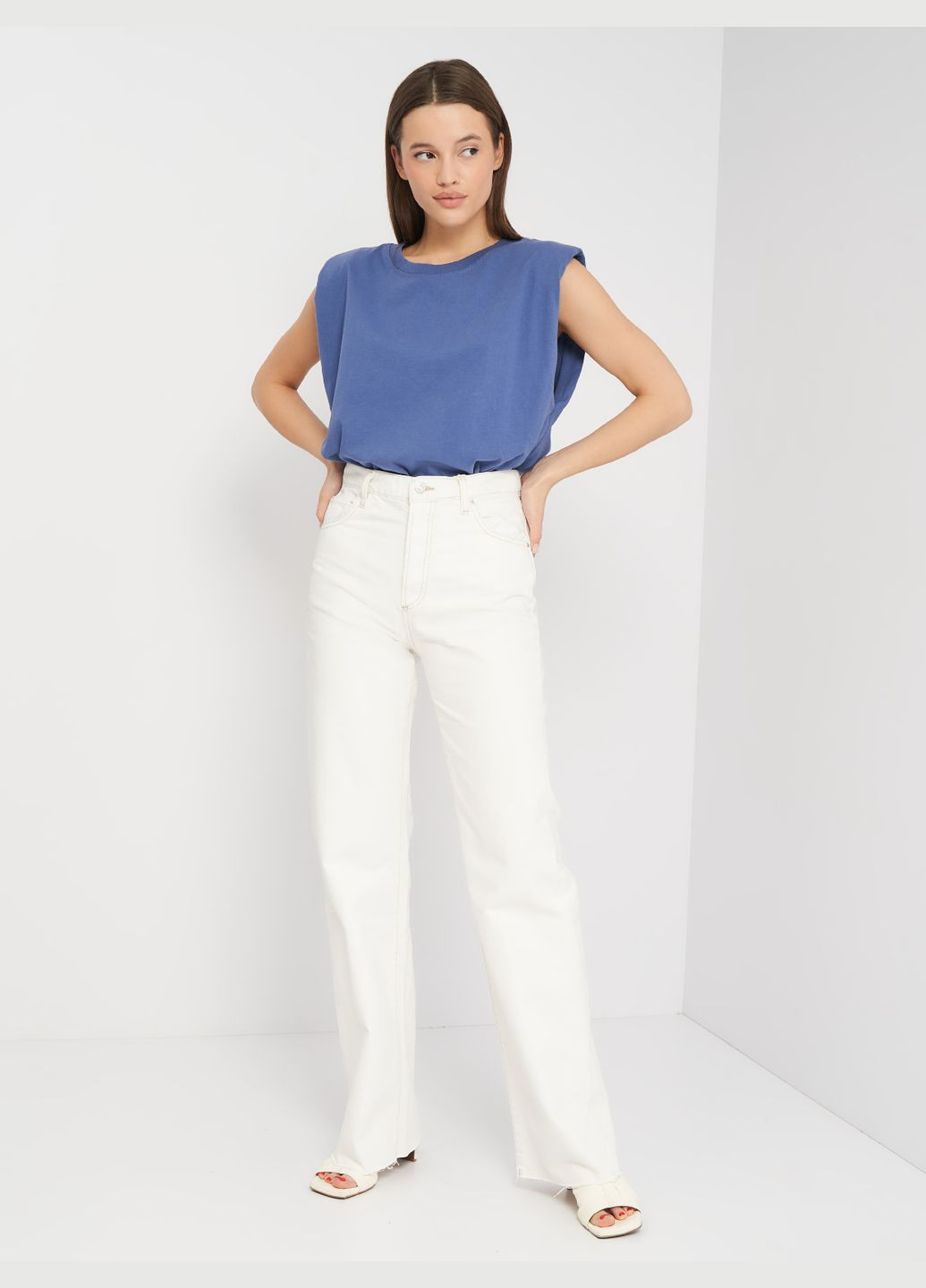 Майка из хлопка Zara — 299809739