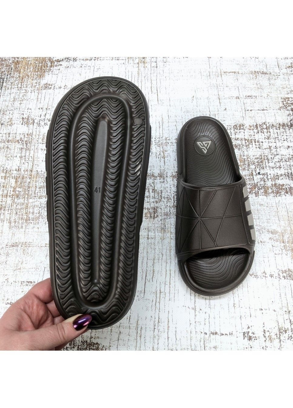 Шльопанці чоловічі сланці пінкові Gipanis (333802050)