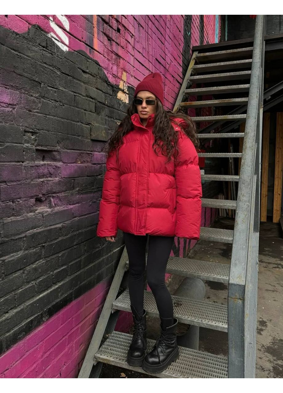 Червона зимня зимова куртка More_bboutique Куртка