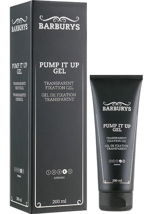 Прозрачный гель сильной фиксации Pump It Up Gel*200ml (1353399-10523722) Barburys (368658058)