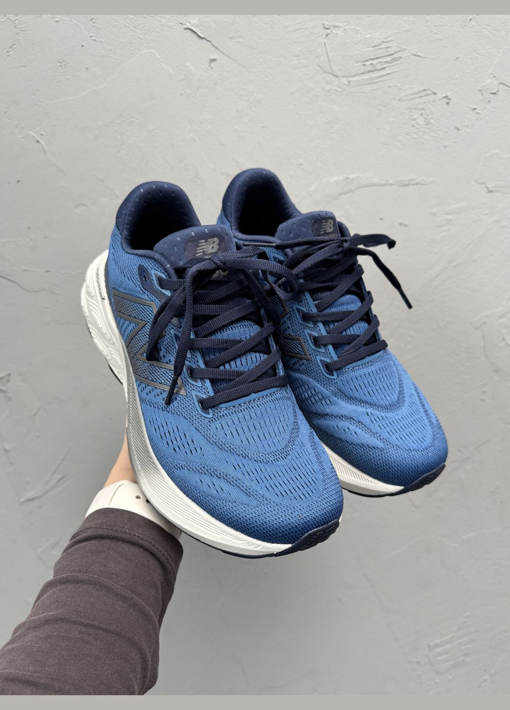 Синие демисезонные кроссовки мужские new balance fresh foam x 880v15 blue white | нью беланс фреш фоам синие No Brand