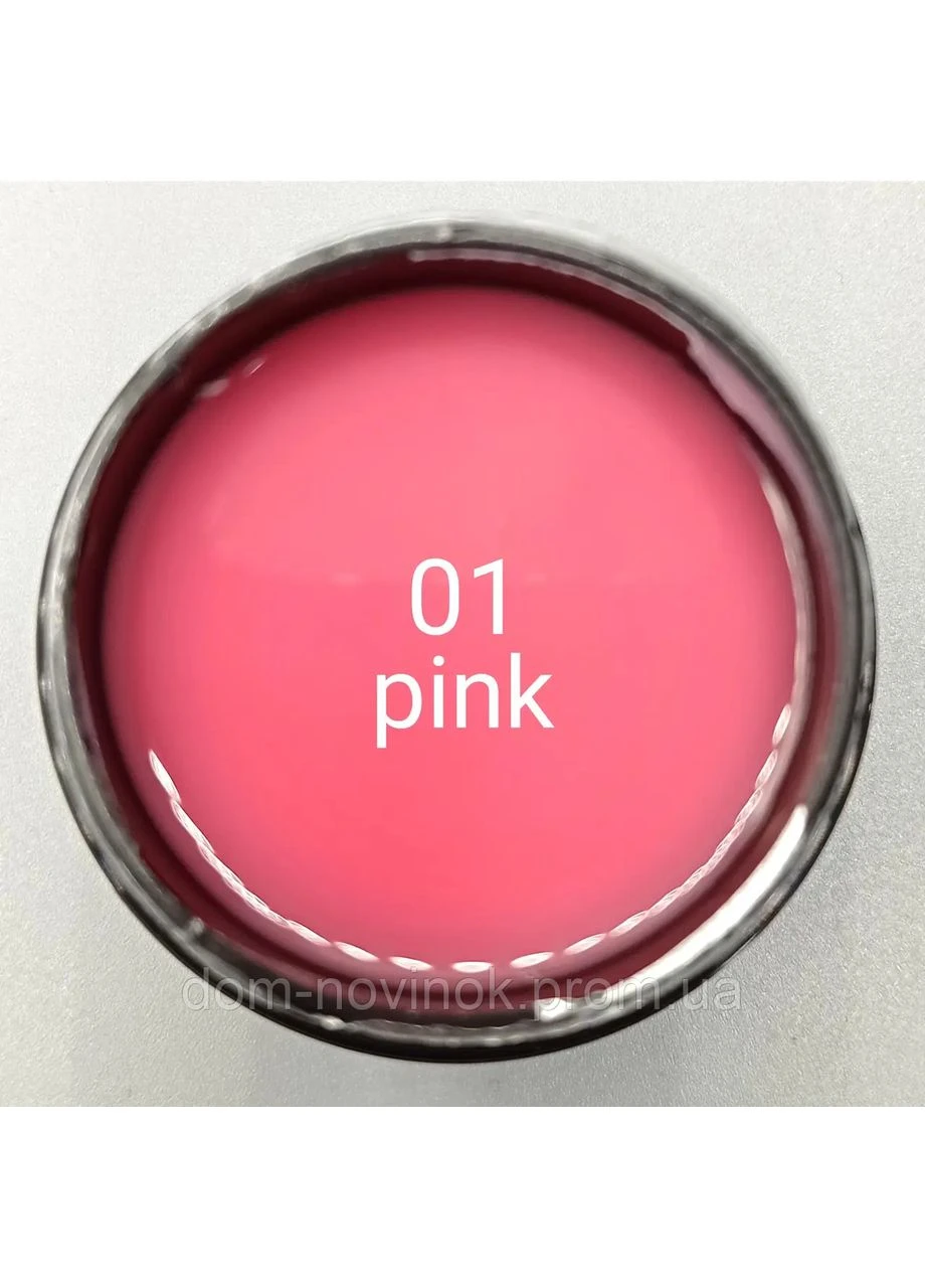 Гель для нарощування нігтів Nails No 01 Pink (камуфлювальний) 30 г Queen (392436918)