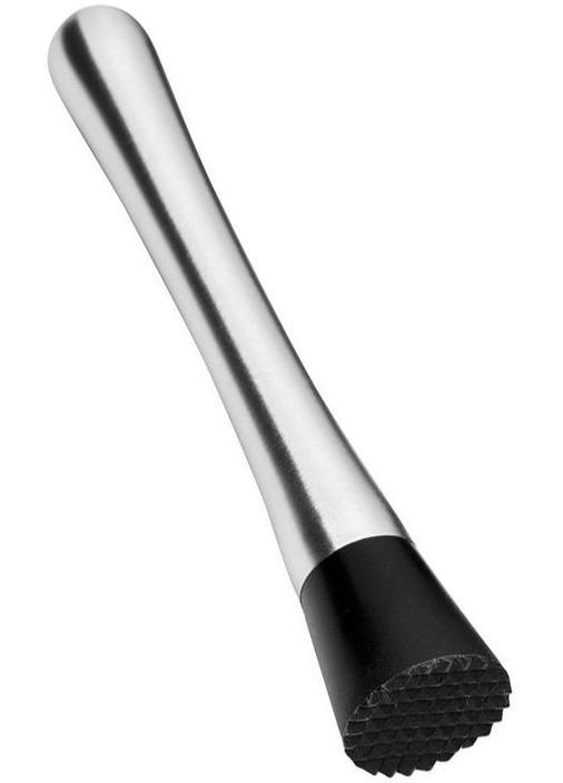 Мадлер эбонитовый 200мм с зубцами для коктейлей полая ручка из нержавеющей стали толкушка Empire (368990990)