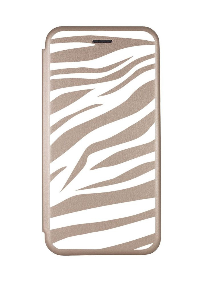 Чохол-книжка з малюнком для Xiaomi Redmi Note 8 Pro Золотий; Фон Зебра (принт 91) G-Case (359484264)