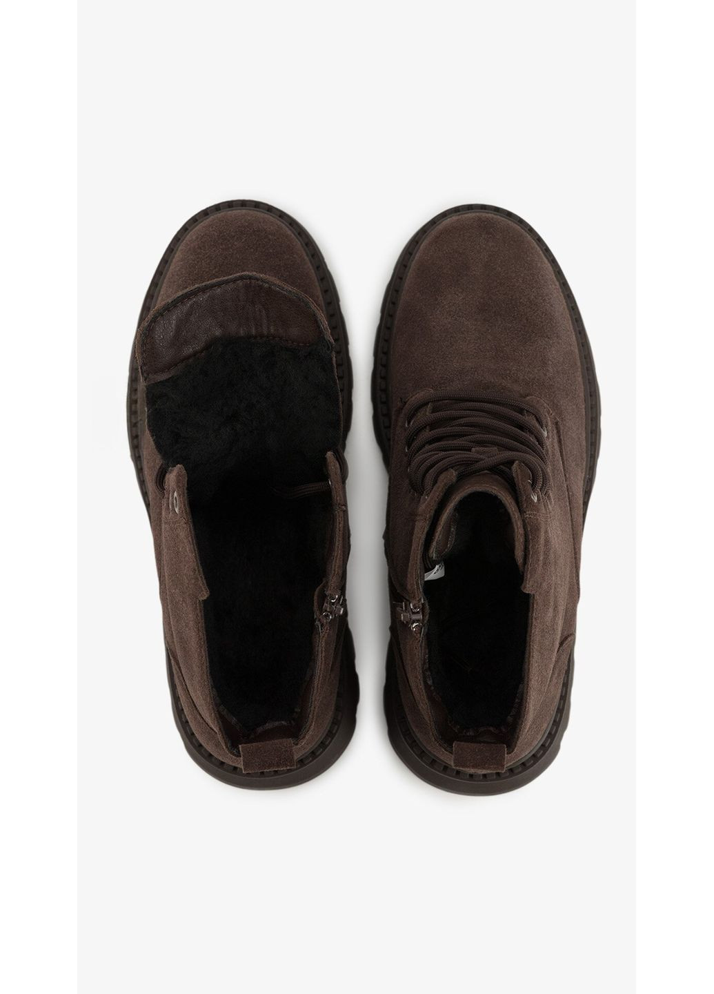 Зимние ботинки женские e50-4r коричневый shop (2000999314421) No Brand