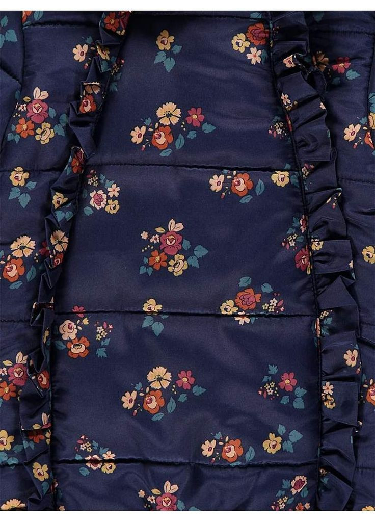 Комбінована демісезонна кобінезон зимовий navy floral snowsuit George 6008~01