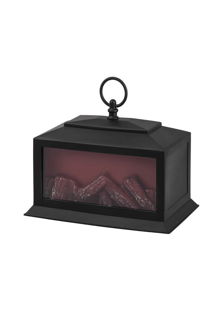 Утинка! Новогодний LED фонарь – камин с имитацией огня и таймером. Livarno home (365591440)