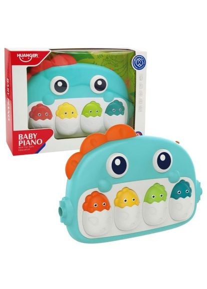 Ігровий центр піаніно "Динозаврик", музика, світло Huanger (372820904)