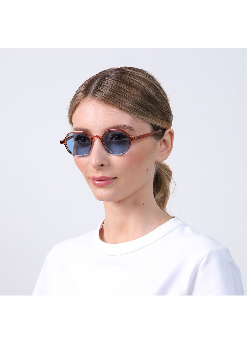 Сонцезахисні окуляри з поляризацією Геометрія жіночі LuckyLOOK 723-108 (322790182)